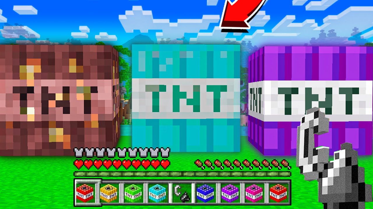 1-100 SZINTŰ TNT-ket Teszteltem 💥 Minecraft