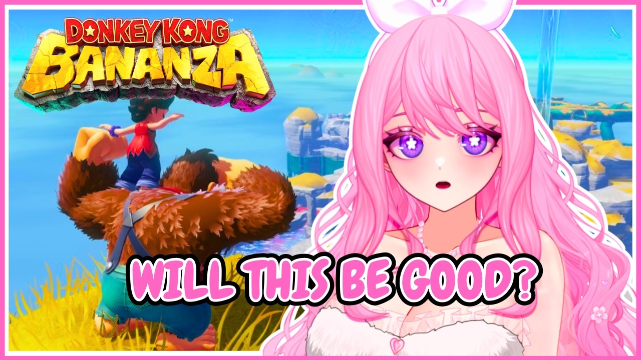 🔴 IS THIS GOING TO BE GOOD AS PEOPLE SAY?? - DONKEY KONG BANANZA (FIRST TIME)