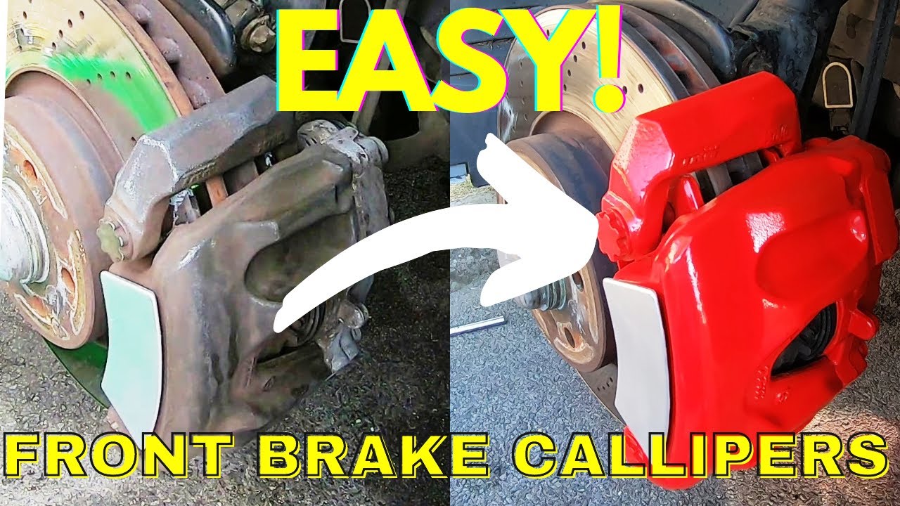 Paint Front Brake Calipers – Mercedes C-Class W204