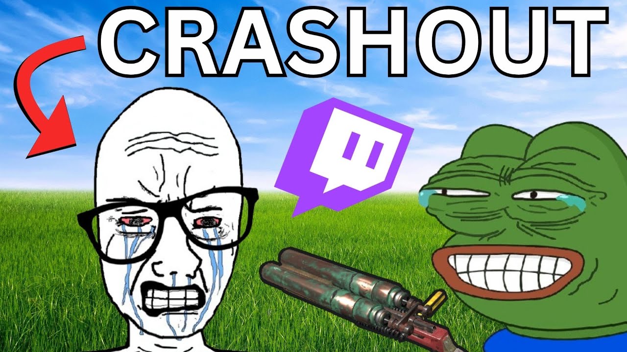 Троллинг начинающего стримера CRASHOUT в RUST