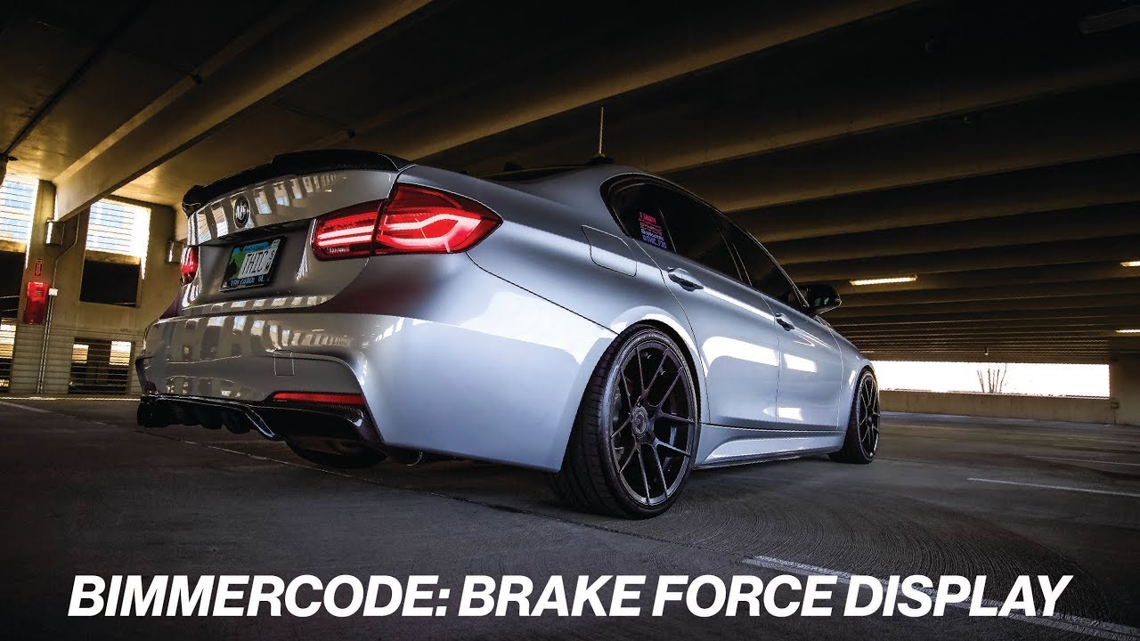 BIMMERCODE: BRAKE FORCE DISPLAY (FLASHING BRAKES)