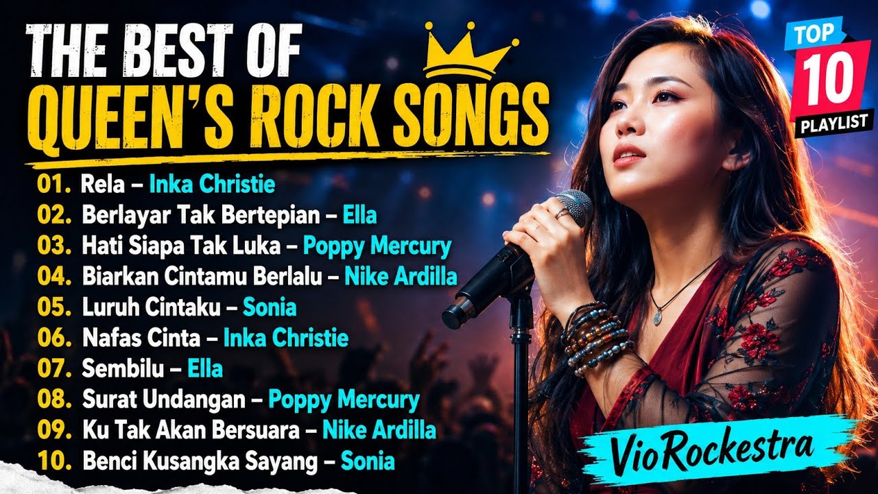 The Best of Queen&rsquo;s Rock Songs | 10 Lagu Rock Indonesia Paling Legendaris