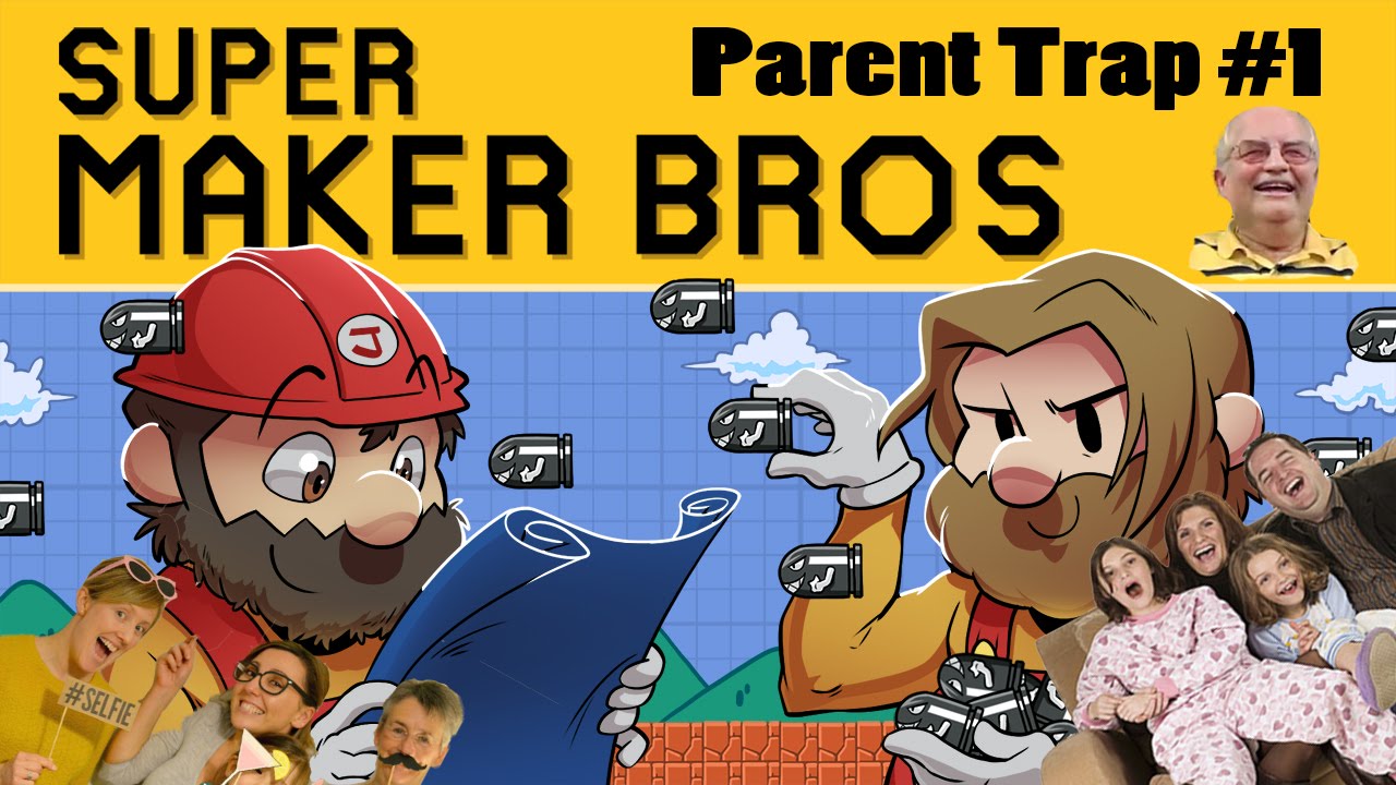 Super Mario Maker | Ловушка для родителей, эпизод 1 | Братья Супер Борода