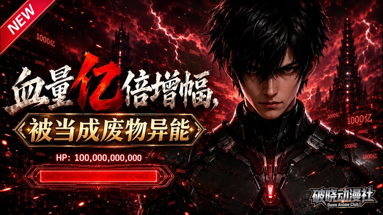 MULTISUB📢新番上线《血量亿倍增幅，被当成废物异能》第1~77集丨废柴少年被逐出家门，解锁万倍生命值，战强敌打脸势利家族！#最新漫剧 #破晓动漫社