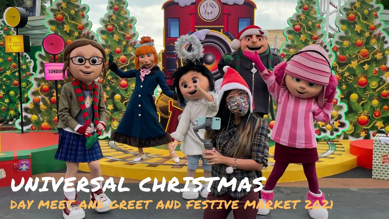 Universal Studios Singapore - Universal Christmas - Holiday Meet and Greet Day 2021