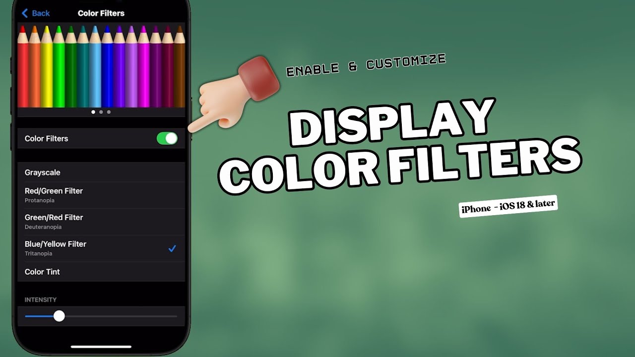 How to Enable Color Filters on an iPhone (iOS 18 - UPDATED)