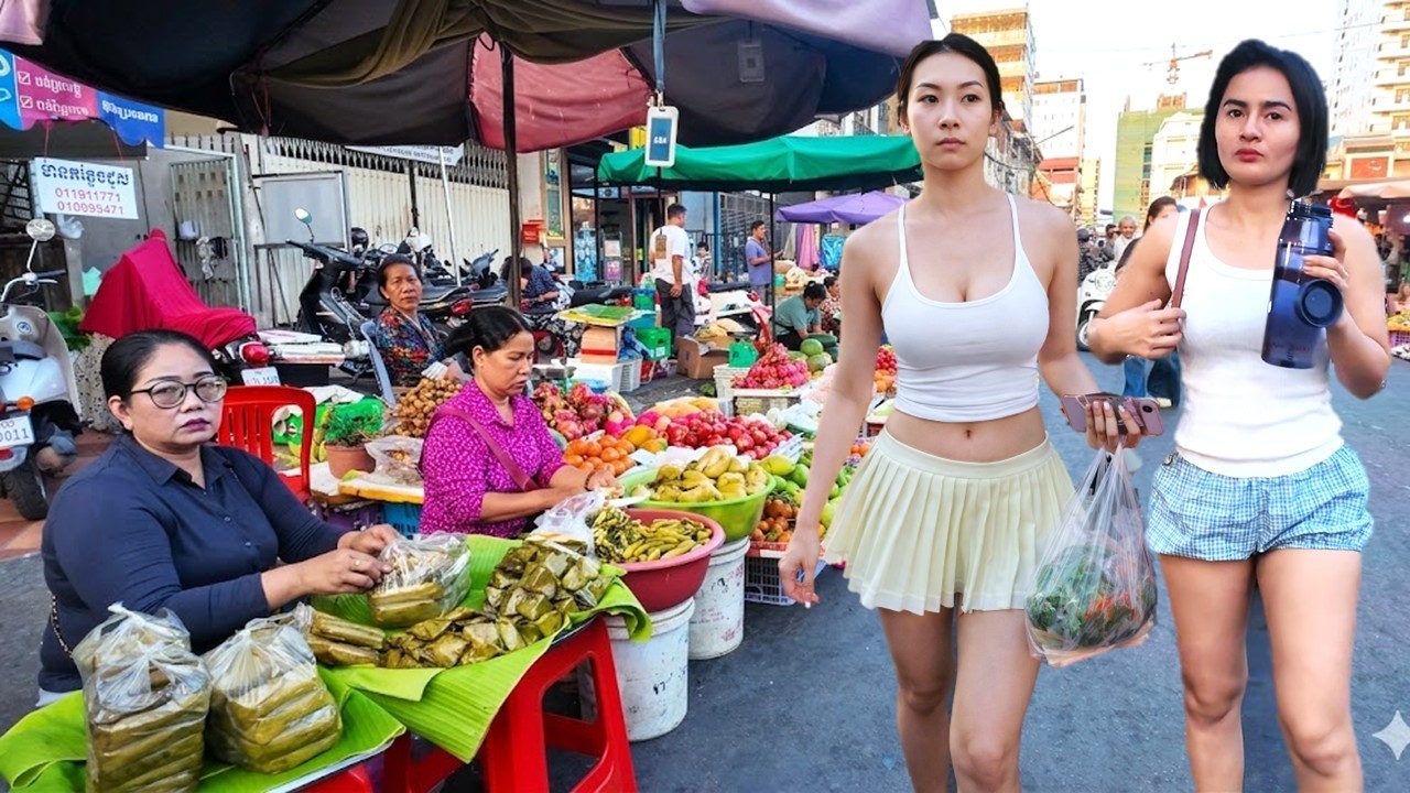 Secret Cambodian Street Food 2026 - Ultimate Walking Tour in Toul Tom Poung Market, Phnom Penh
