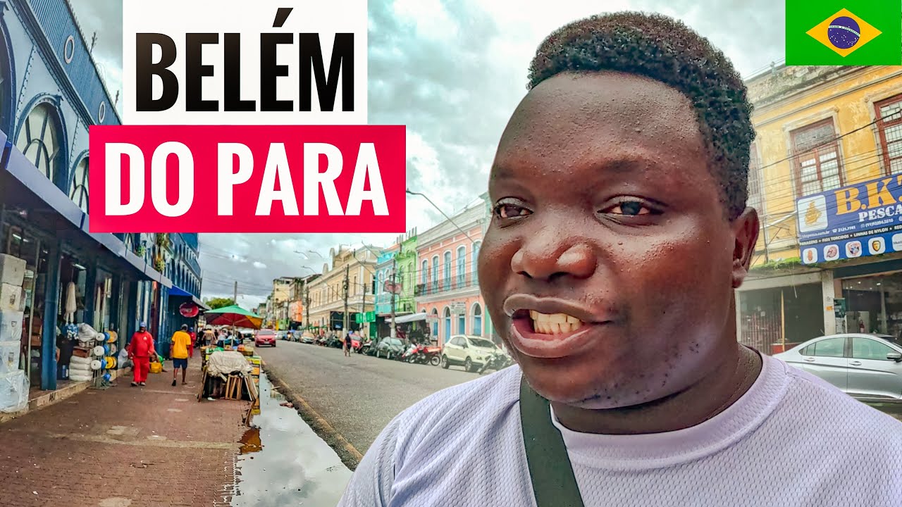 COMO UM AFRICANO É TRATANDO NO BELÉM DO PARÁ BRASIL 🇧🇷