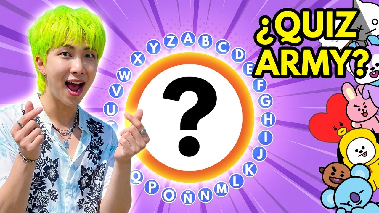 ¿Eres un verdadero ARMY? Completa el ROSCO de BTS 💜
