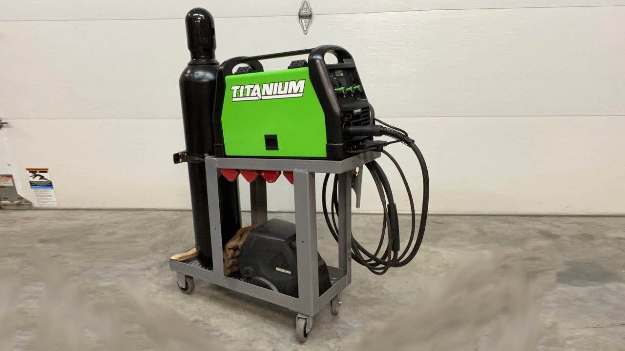 Welding Cart from Bed Frames