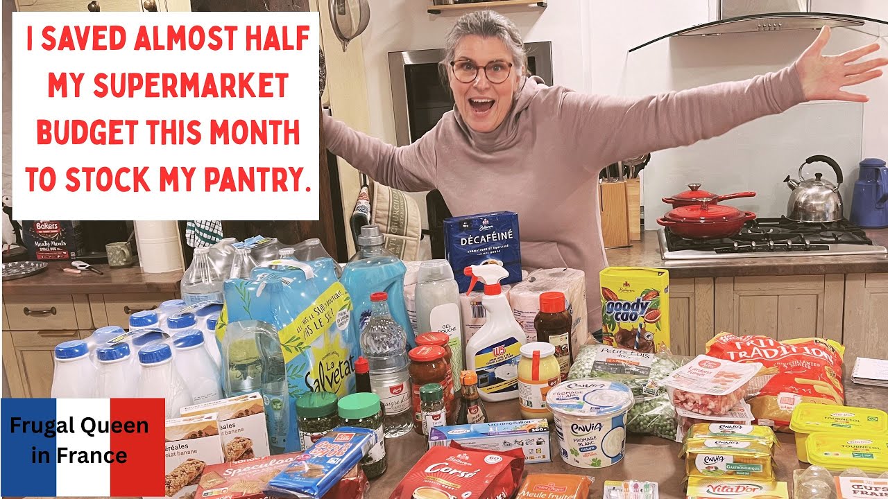I saved almost half my supermarket budget this month to stock my pantry. #frugal #stockup