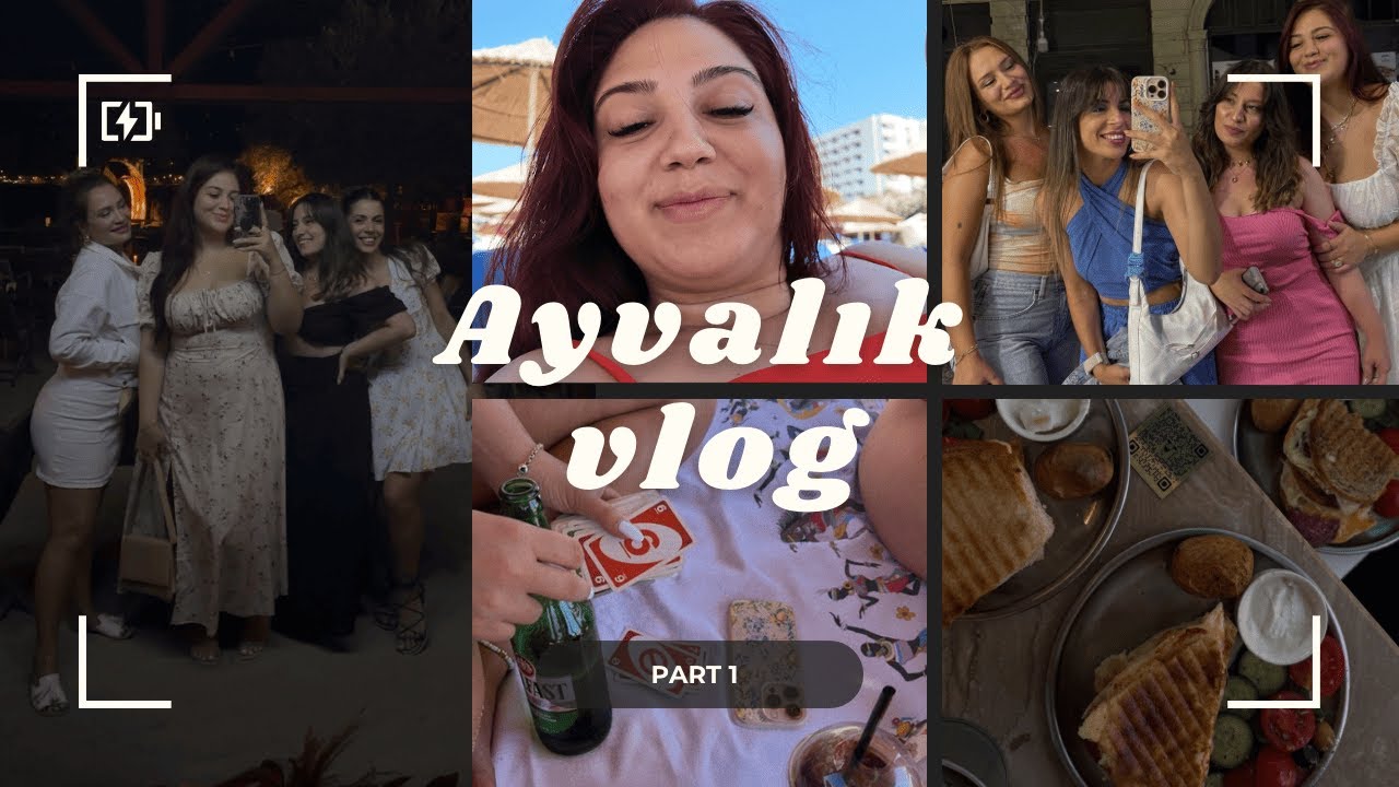 Tatile gidiyoruuuzz ☀️🌴🩱 | Ayvalık Vlog Part 1