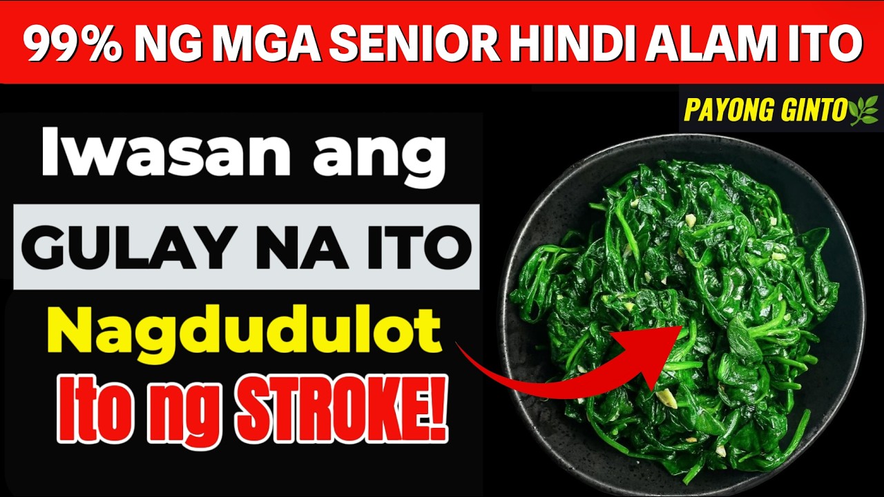 ❗6 Gulay na Nagdudulot ng Biglaang Stroke Risk—Babala ng Doktor para sa Mga Senior Kagabi Pa!