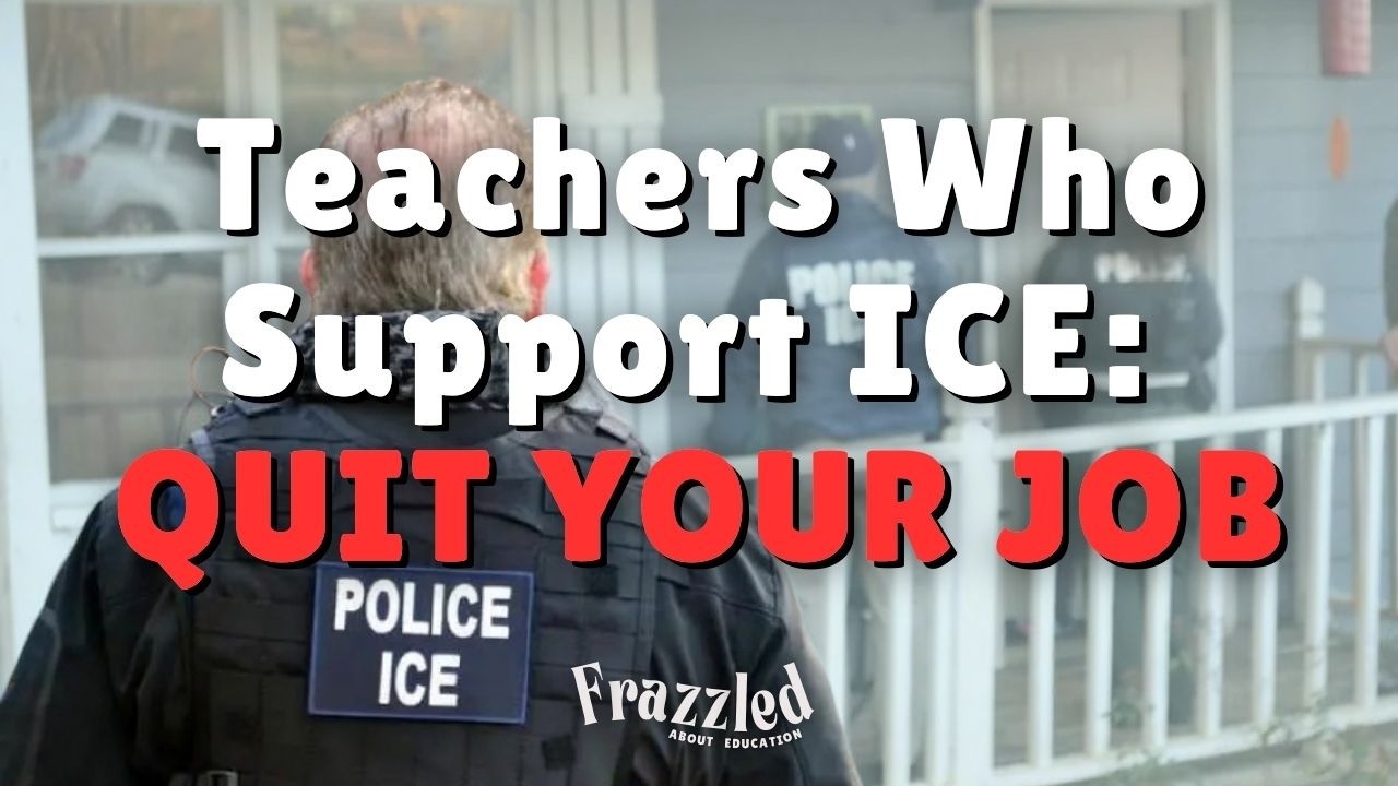 Учителя, поддерживающие ICE: увольняйтесь!