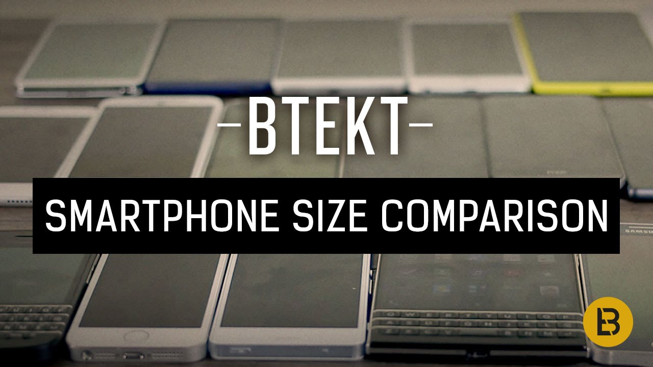 Ultimate smartphone size comparison (2014)