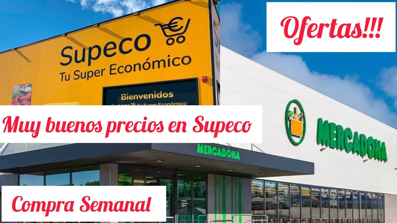 MERCADONA Y SUPECO 🛒Compra semanal 💶Es uno de los supermercados más BARATOS ‼️