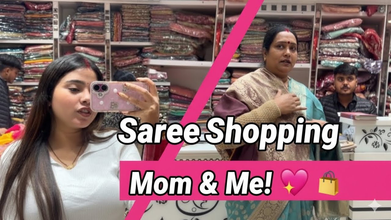 Aaj Maine Kari shopping🛍️ Woh Bhi Saari ki. 
