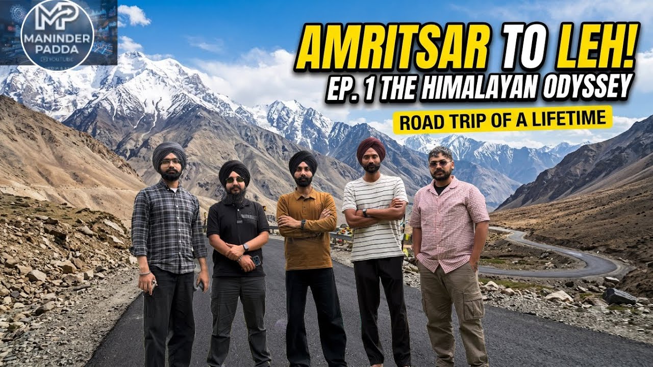 Road trip from Amritsar,Panjab To Leh,ladakh via Jammu,Kashmir | leh ladakh tour 2026| vlog Ep- 1 |