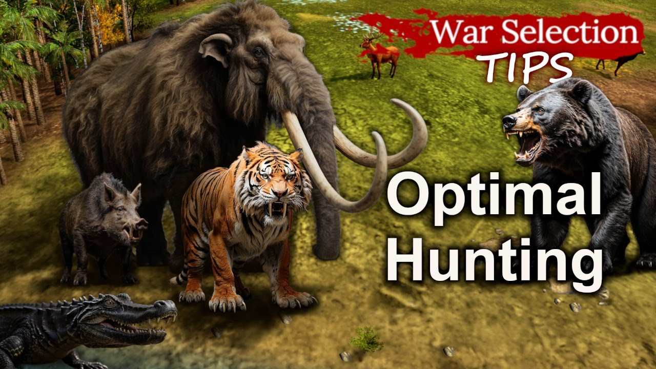 Guide to optimal animal hunting - War Selection