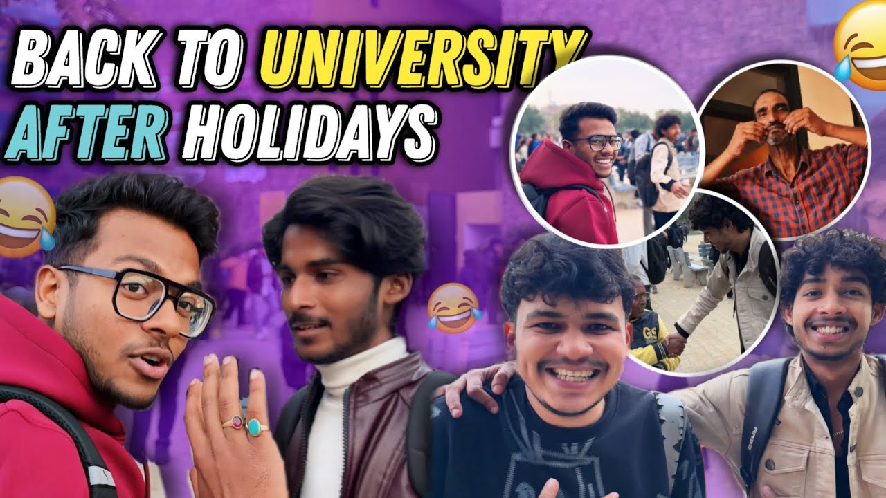 Finally Back to Uni 🏫after holiday 😍 || Pehle din hi DL le liya || Netflix Shoot 🎥 in LPU