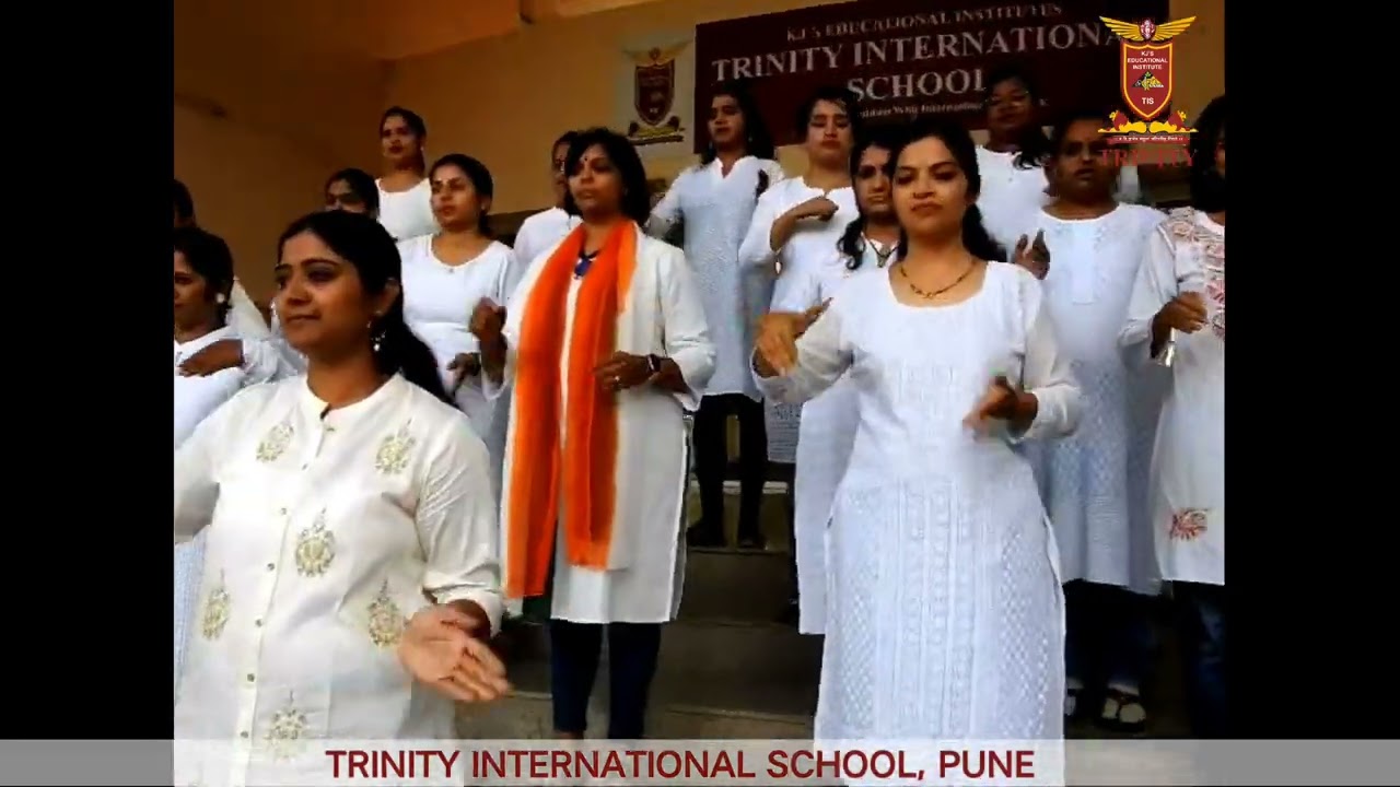 Foundational Stage students from TIS perform Sign Language National Anthem 2022-23
