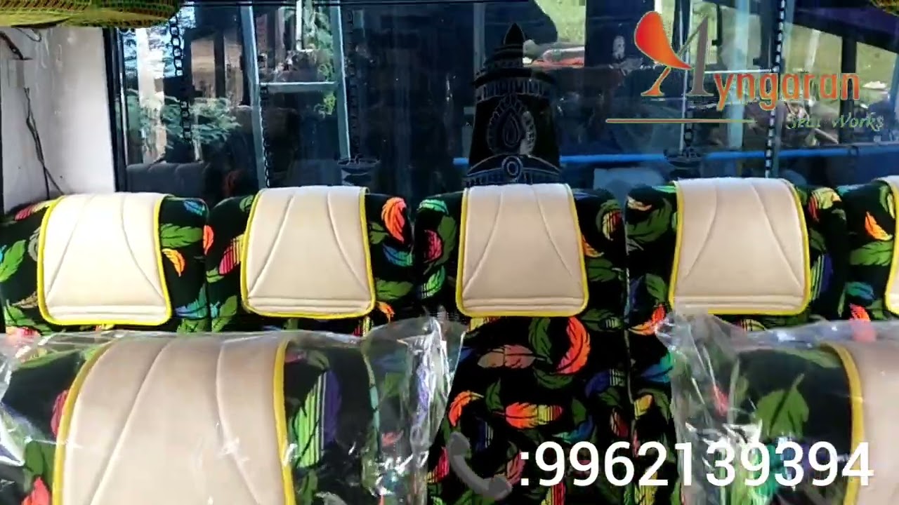 New Mahendra tourister push back seat with silver plated back #Ayngaranseats