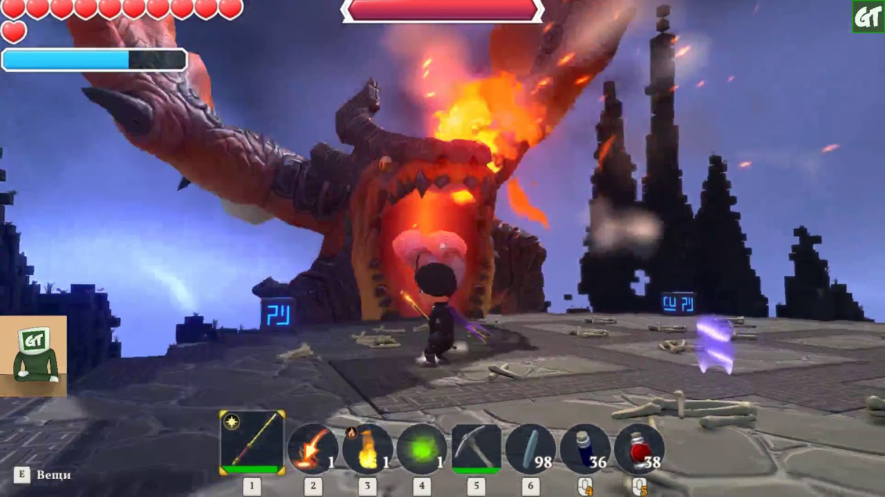 Portal Knights # Боссы/Руины/Рецепты