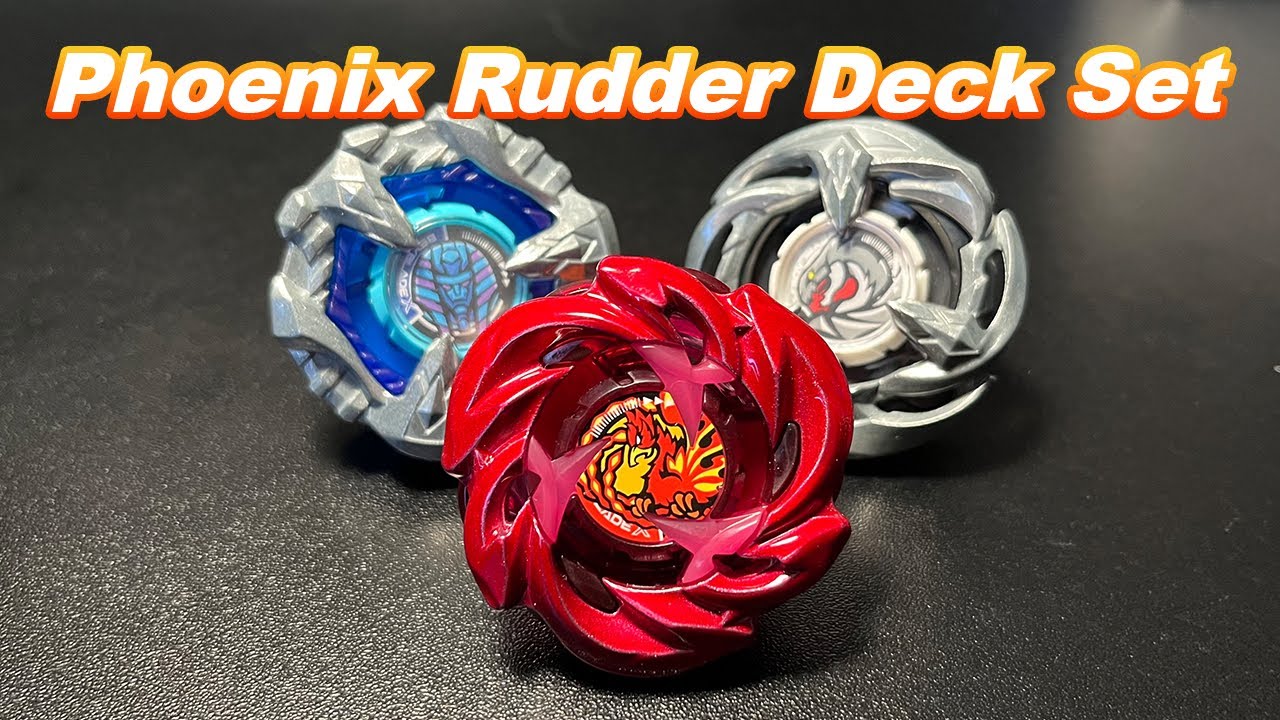 UX Phoenix is here 🐦&zwj;🔥 | Beyblade X Phoenix Rudder deck set unboxing