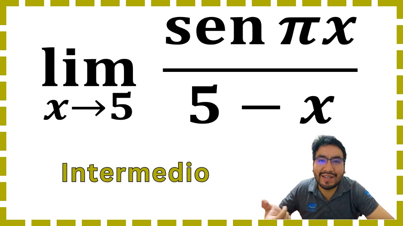 Límites Trigonométricos con PI y CAMBIO de Variable: Identidades Trigonométricas del SENO