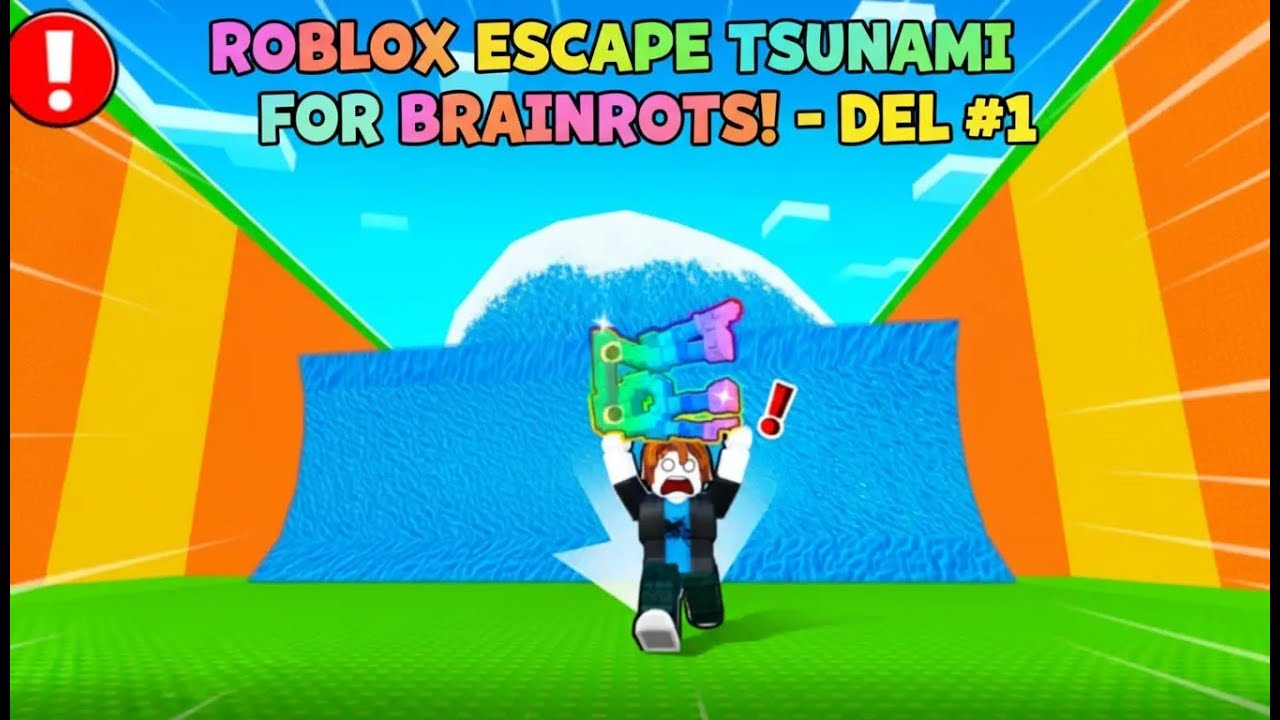 ROBLOX ESCAPE TSUNAMI FOR BRAINROTS! - DEL #1