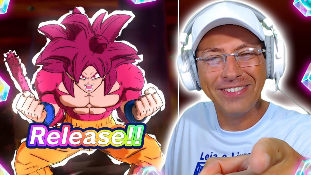 7 VEZES!! SUMMON DO NOVO GOKU SSJ4 LF O DESPERTAR DE DRAGON BALL DAIMA - DRAGON BALL LEGENDS