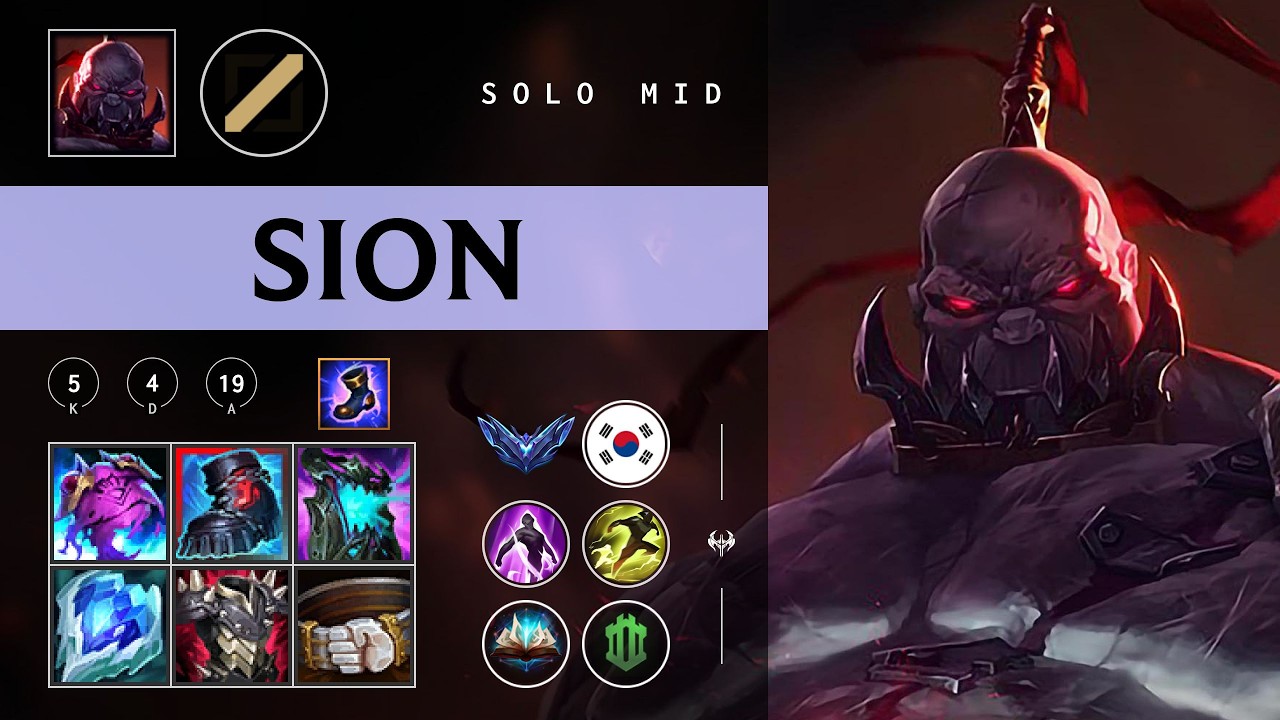 Sion Mid vs LeBlanc - KR Diamond Patch 26.03