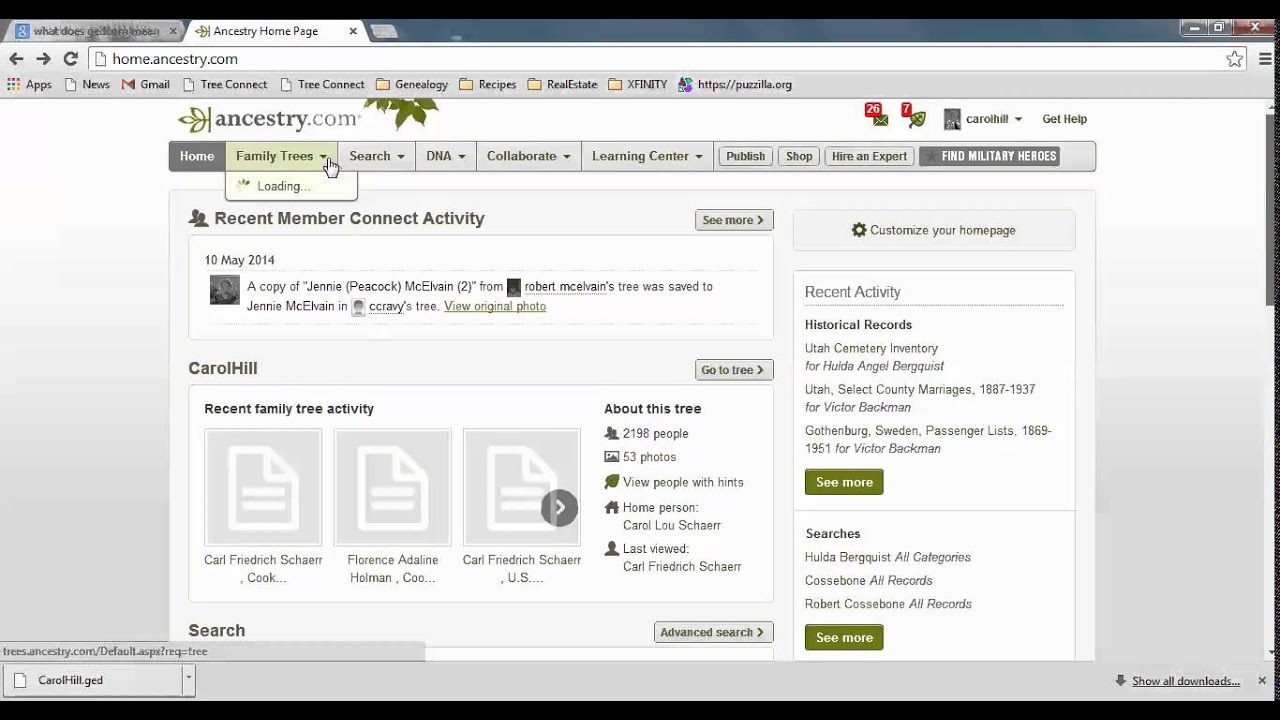 How do I create a GEDCOM file from my Ancestry.com tree? | Free Genealogy HELP