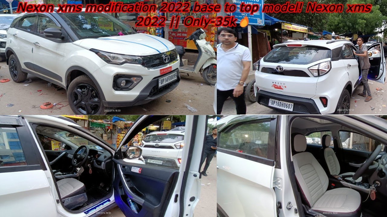 tata nexon XMS modified  2022 !Nexon XMS modified!base to top model! Nexon xms 2022 || Only-32k🔥