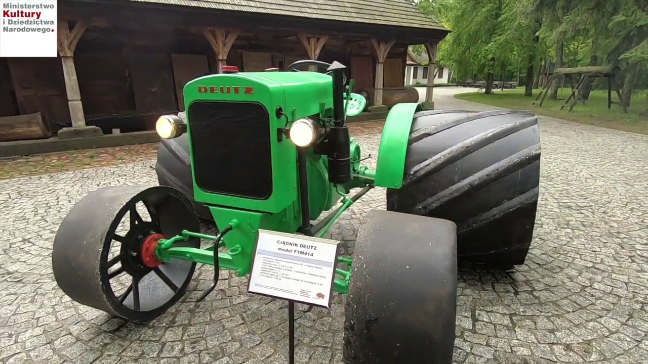 CIĄGNIK - DEUTZ model F1M414 w zbiorach Muzeum Rolnictwa w Ciechanowcu