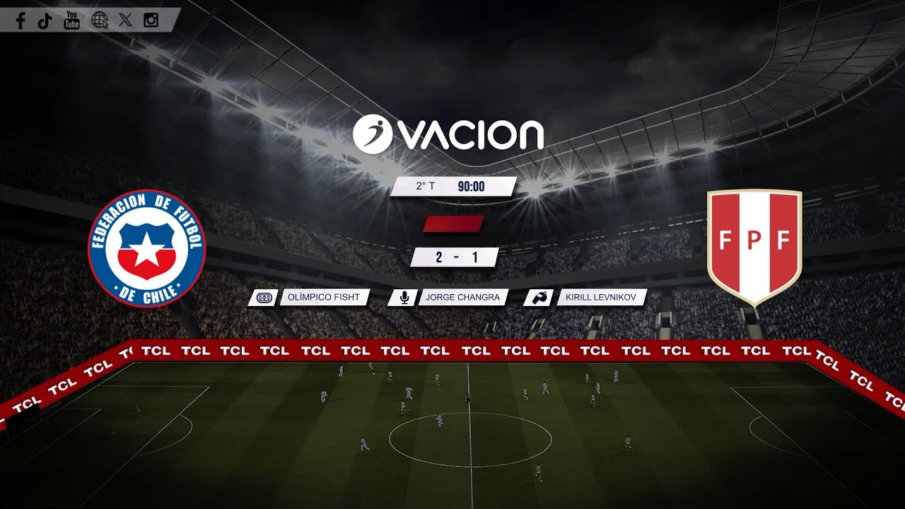 Chile vs Per&uacute; por RADIO OVACION | AMISTOSO INTERNACIONAL