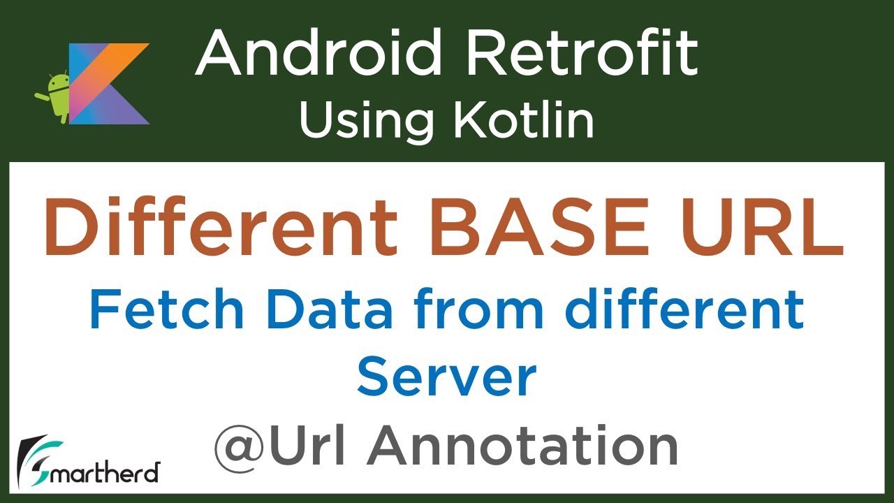 Retrieve Data from Different Server: Alternate URL: Retrofit Android Tutorial #4.6