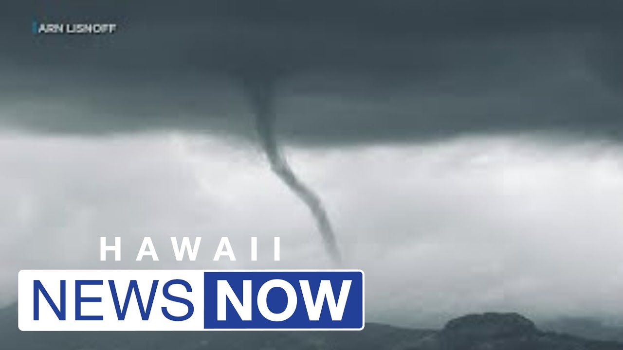 Funnel clouds form over Oahu as unstable weather continues