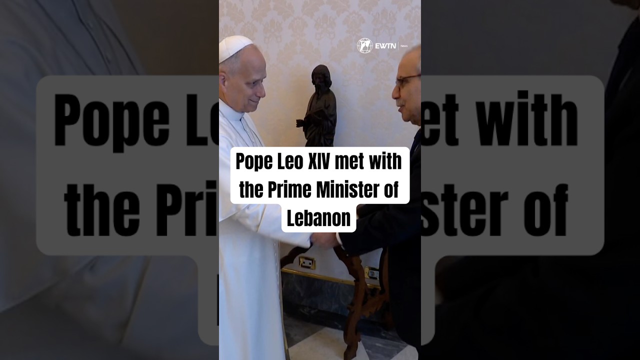 Pope Leo XIV meets with Lebanese Prime Minister Nawaf Salam ahead of Papal Trip to Lebanon