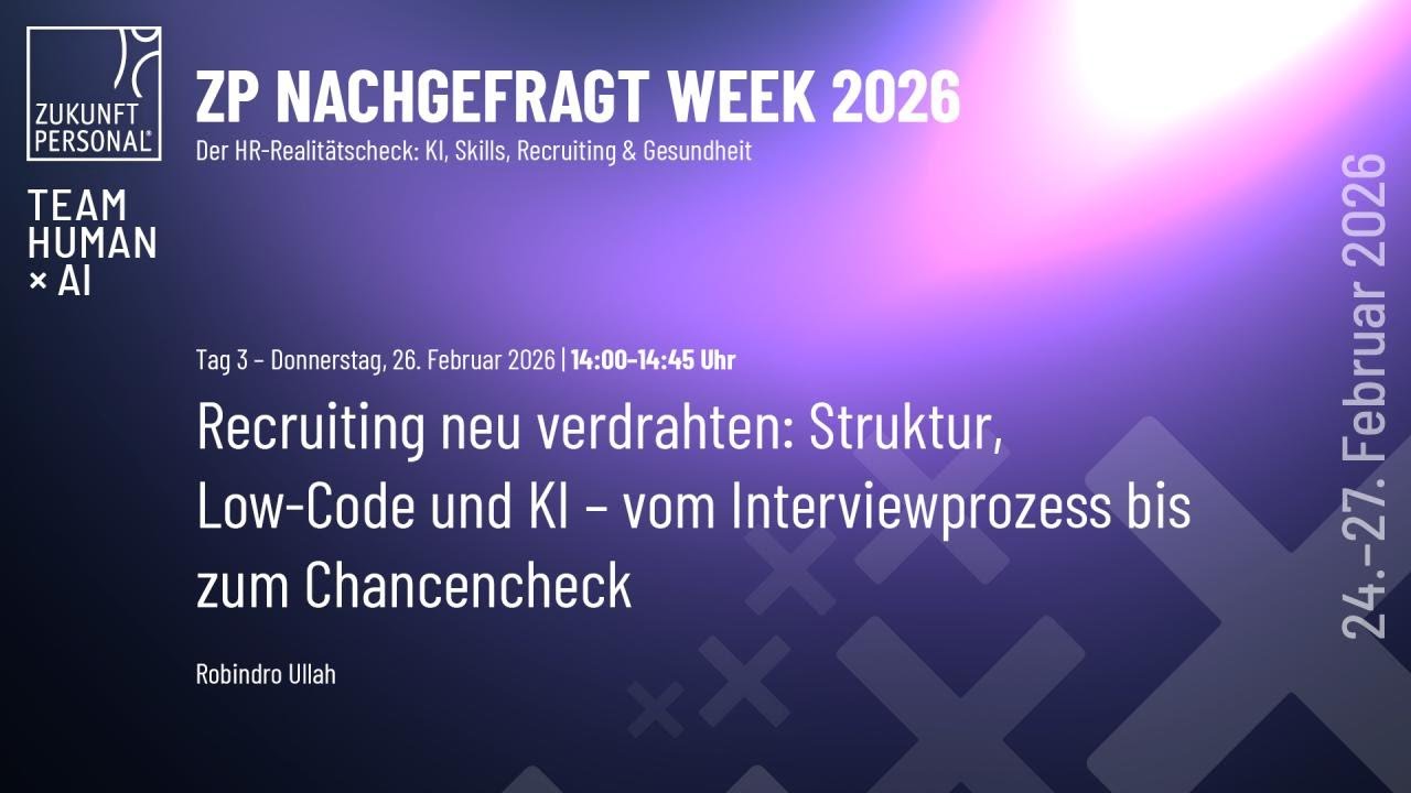 Recruiting neu verdrahten: Struktur, Low-Code und KI
