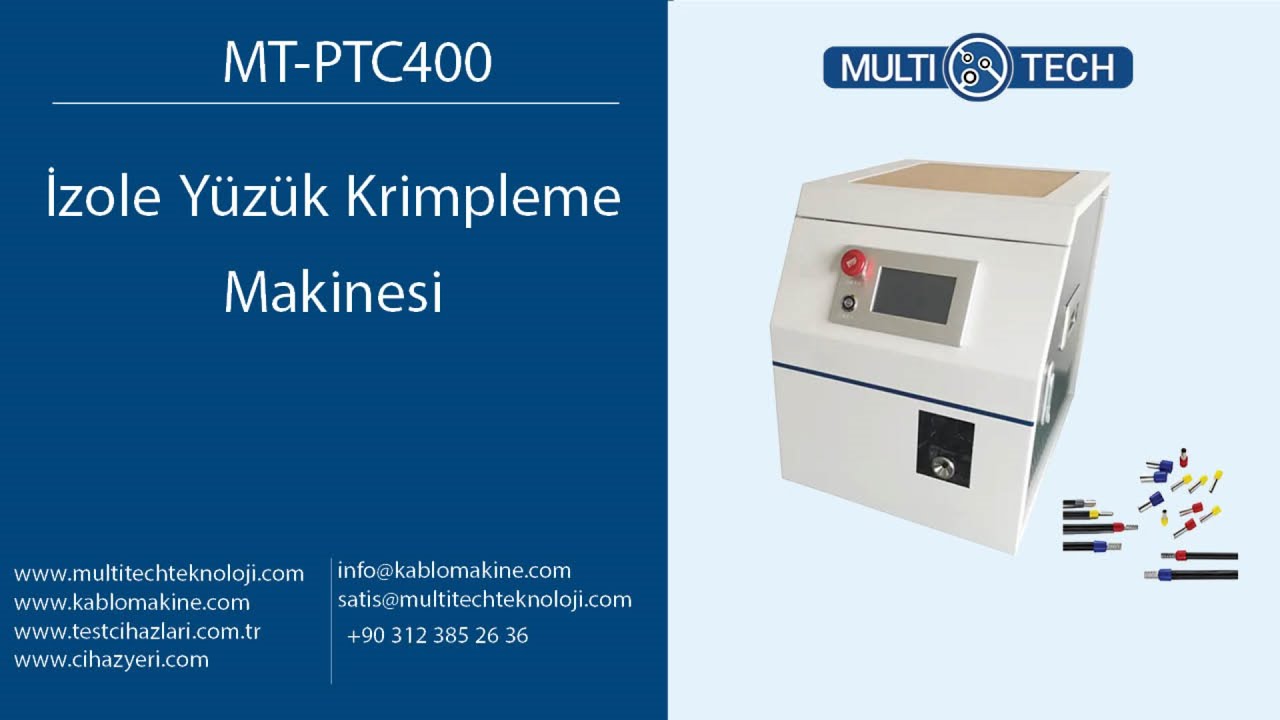 İzole Yüzük Krimpleme Makinesi | MT-PTC400