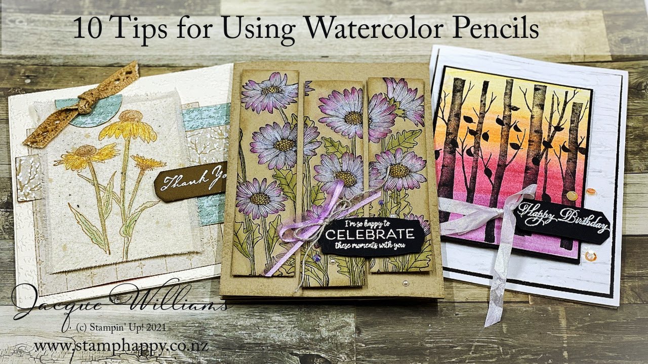 10 Tips for Using Watercolor Pencils!