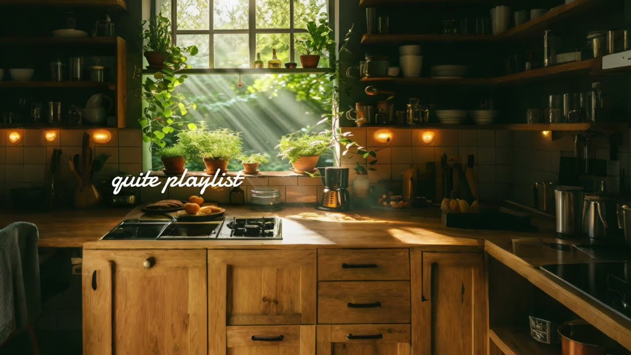 kitchen morning ritual 🪴 | peaceful piano playlist for calm, focused hours