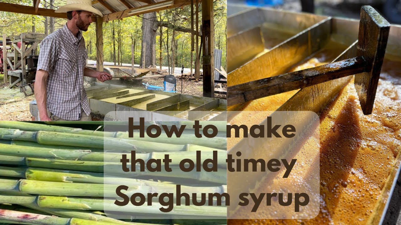 How we make our old timey sorghum syrup!