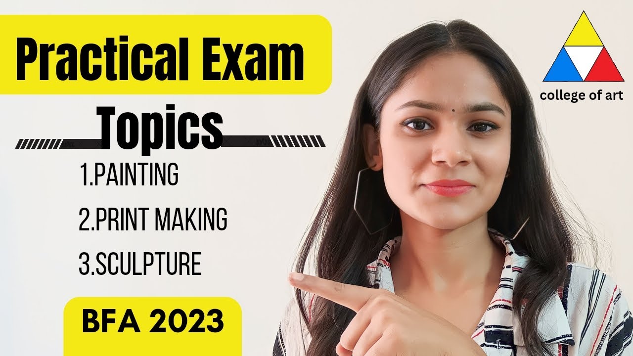 College of Art Painting & Printmaking Topics Revealed! BFA entrance exam 2023 🖌️🎓