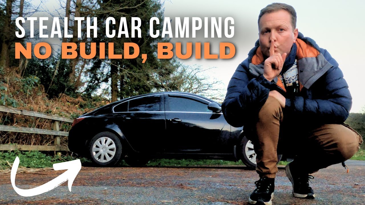 Установка скрытного кемпингового автомобиля, спрятанная на виду