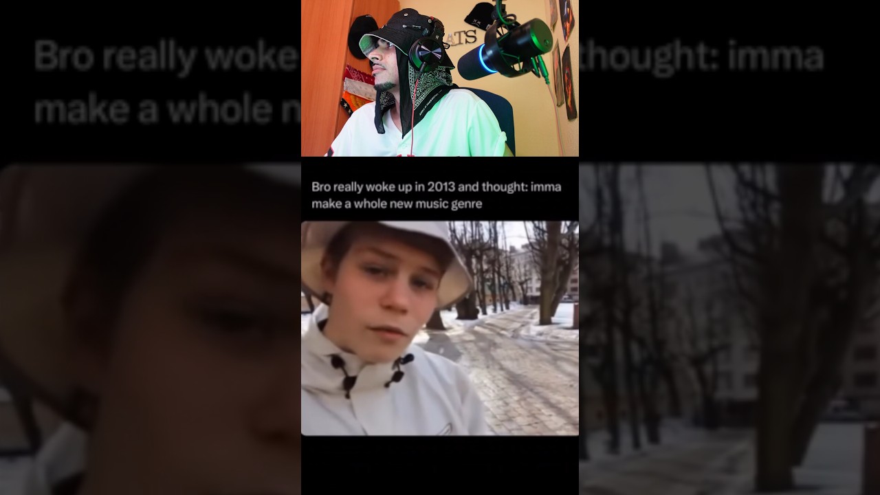 Bro was about to make a new genre #yunglean #rap #reaction #shorts
