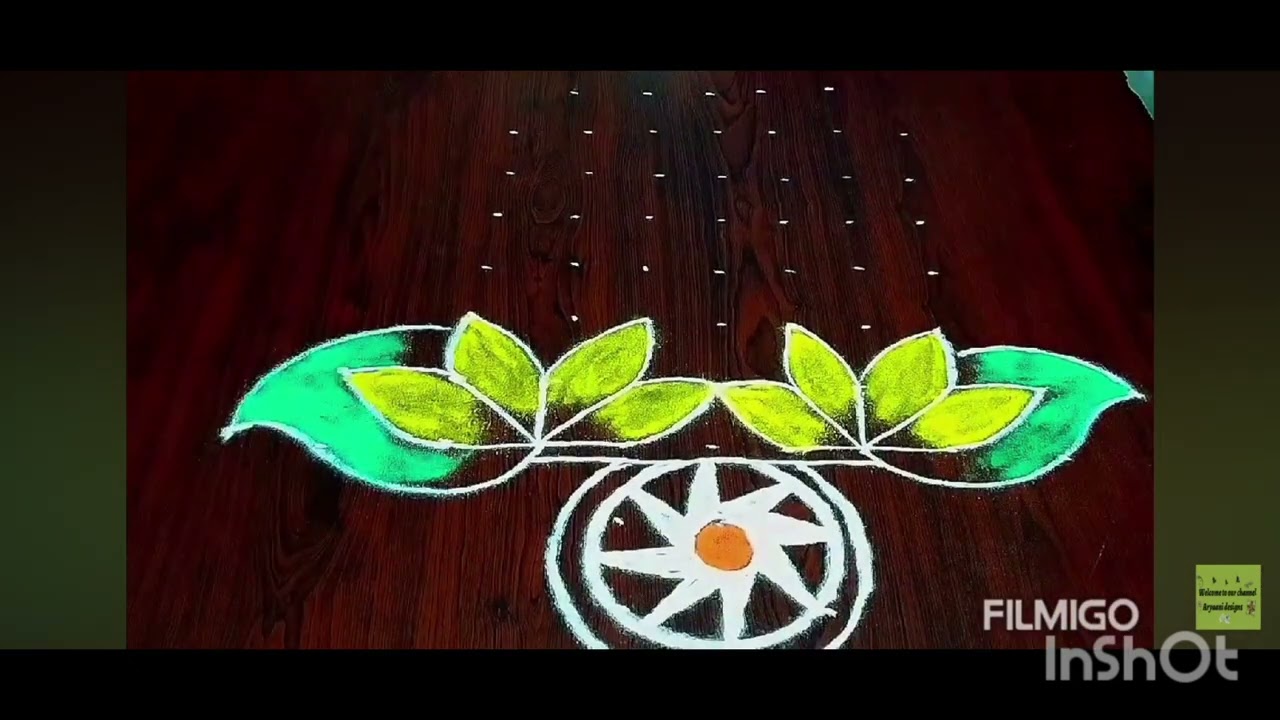 Radhasaptami radham muggulu simple and easy kolam