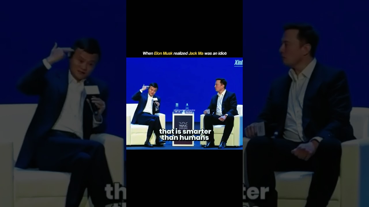 Elon Musk Was Shocked by Jack Ma&rsquo;s Answer #clips #billionaire #elonmusk #viral #fyp #shorts