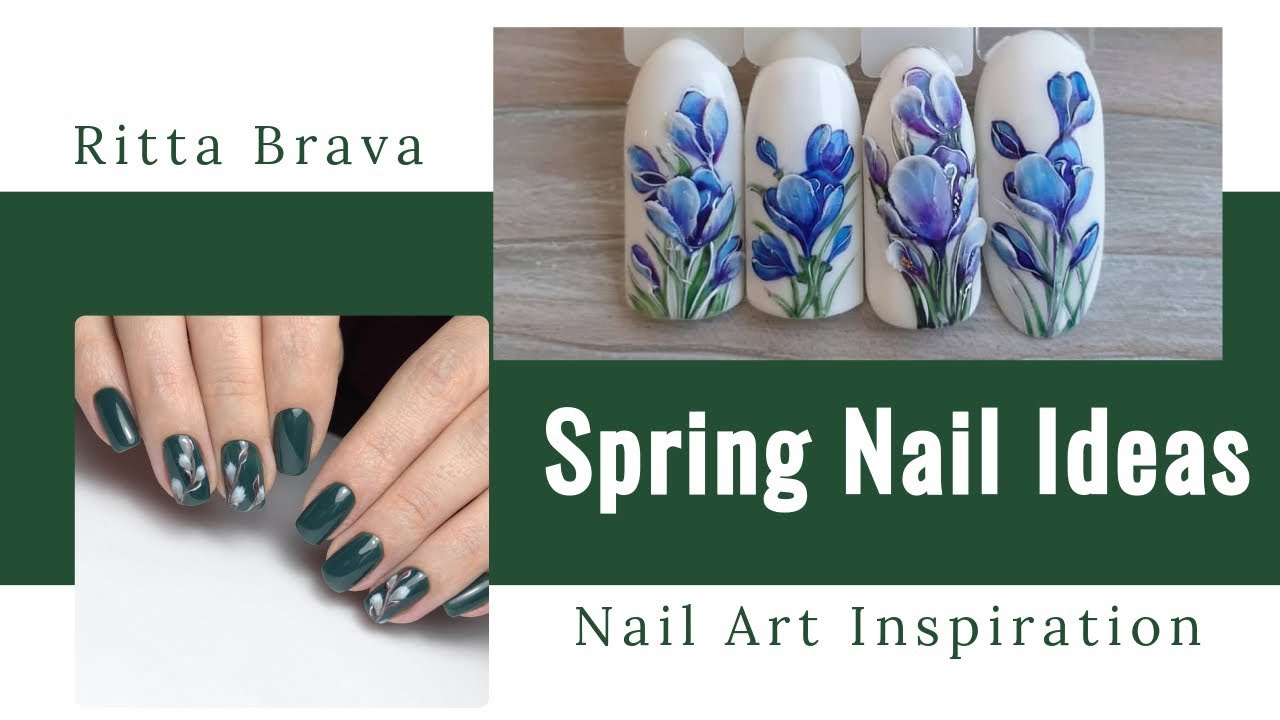 Spring Nail Ideas - Flower Nail Art  for Spring 2019